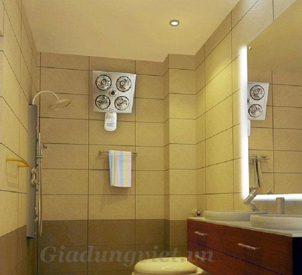 Đèn sưởi ấm nhà tắm Kottmann K4B-G trong phòng tắm