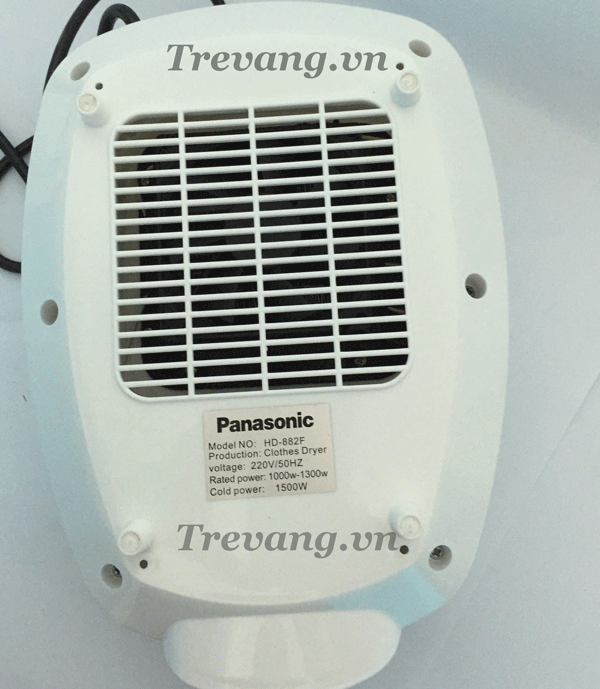 Máy sấy quần áo Panasonic HD-882F mặt sau hệ thống sấy