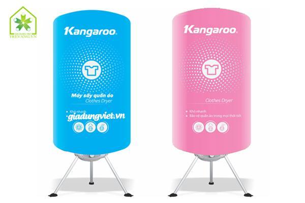 Máy sấy quần áo Kangaroo KG306S nhiều màu sắc