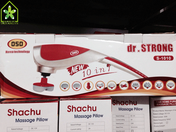 Máy massage cầm tay 10 đầu dr.STRONG S-1010 vỏ hộp