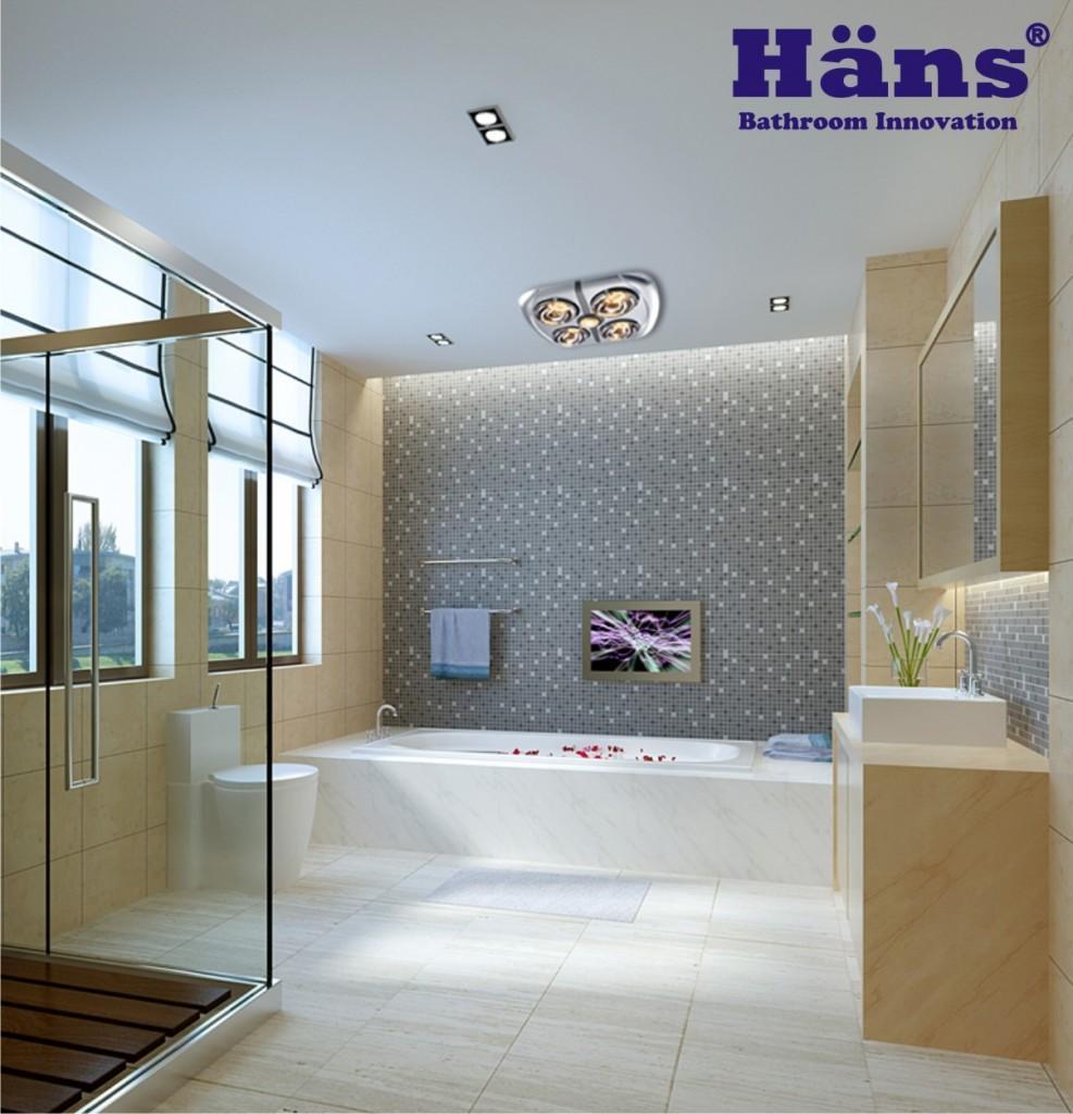 Hướng dẫn lắp đặt và dùng đèn sưởi nhà tắm đúng cách