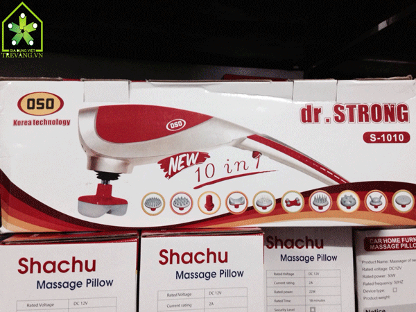 Hộp bên ngoài của sản phẩm máy massage đa năng