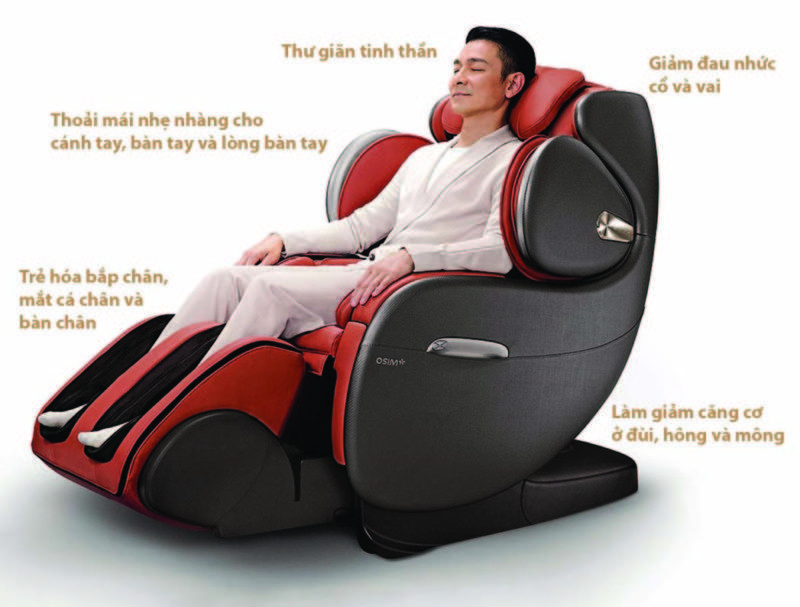 Đẩy lùi các cơn đau đốt sống lưng với máy massage osim