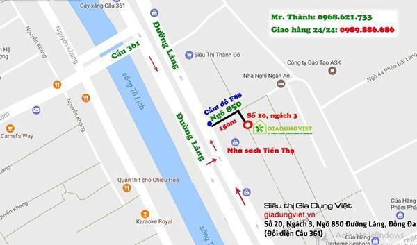 địa chỉ showroom gia dụng việt