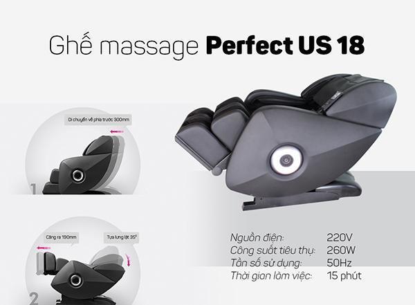 Ghế massage toàn thân Perfect US 18
