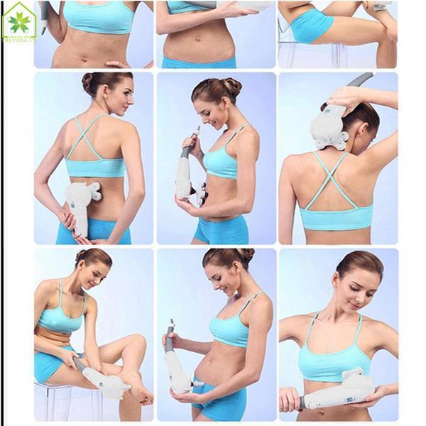 Những vị trí có thể dùng máy massage cầm tay mini