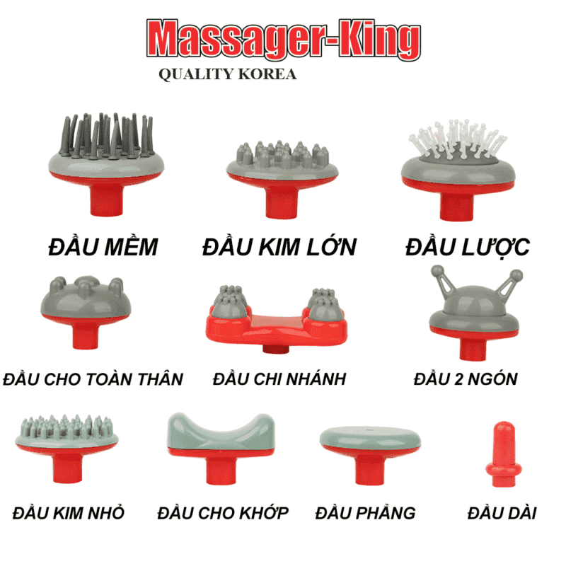 Đầu massage của máy massage cầm tay mini