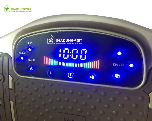 Màn hình hiển thị của máy massage bụng đứng relax