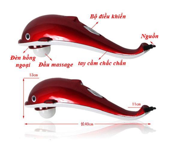 Cấu tạo máy massage cá heo