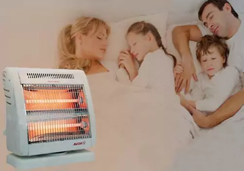 Quạt sưởi Nova FG-10A sinh nhiệt từ 2 bóng halogen