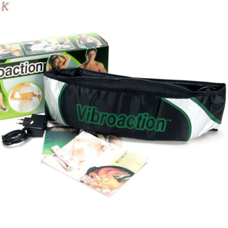 hộp và sách hướng dẫn sử dụng sẩn phẩm đai massage vibroaction
