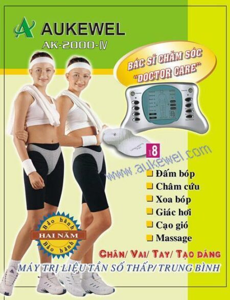 máy massage xung điện 8 miếng dán công nghệ đức