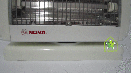 Quạt sưởi ấm Nova FG-10A chân vuông chắc chắn