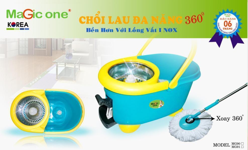 Chổi lau nhà Magic One MG91 bền hơn với lồng inox