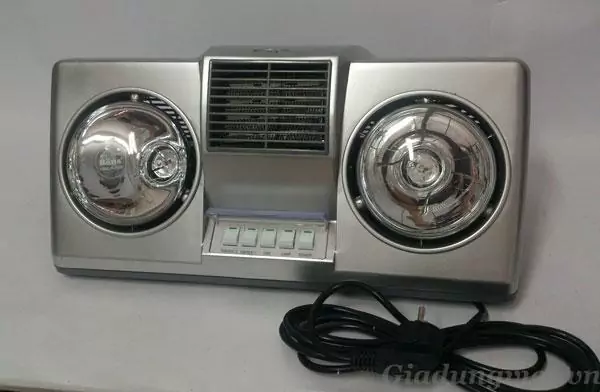 Đèn sưởi ấm nhà tắm Hans 2 bóng H2B-HW cao cấp nhập khẩu