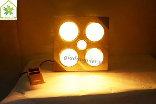 Đèn sưởi nhà tắm Kottmann K4B-G sưởi hồng ngoại