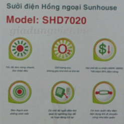 Quạt sưởi Sunhouse SHD7020 ưu điểm