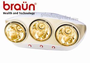 Đèn sưởi nhà tắm Braun BU-03G nhập khẩu nguyên chiếc từ Đức