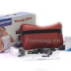 Gối massage hồng ngoại Chefman CM-212A Pillow USA gọn nhẹ