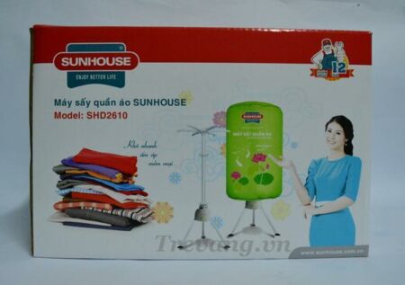 Máy sấy quần áo Sunhouse SHD2610 Hàn Quốc vỏ hộp