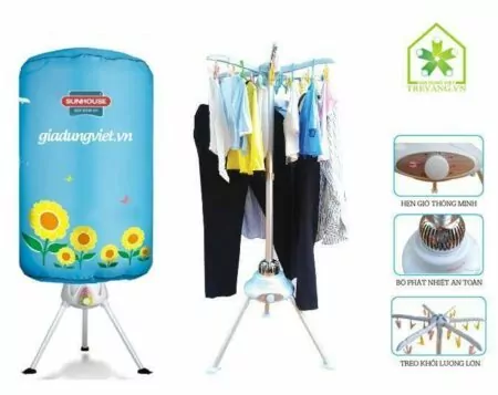 Máy sấy quần áo Sunhouse SHD2611 tiện dụng cao cấp