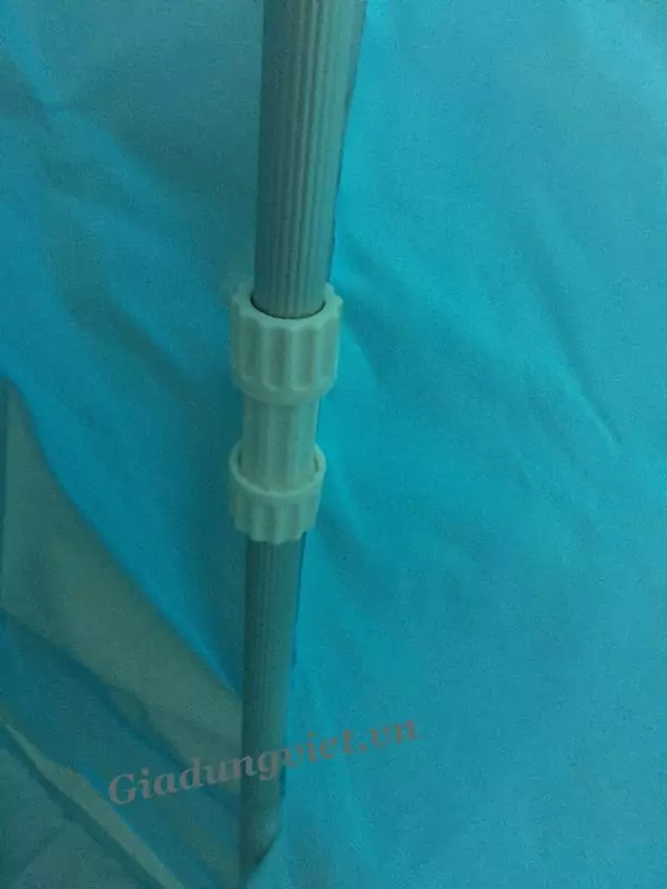 Máy sấy quần áo Pusan KP-G90 thanh nhôm và các mấu nối