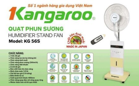 Quạt hơi nước Kangaroo KG56S cao cấp