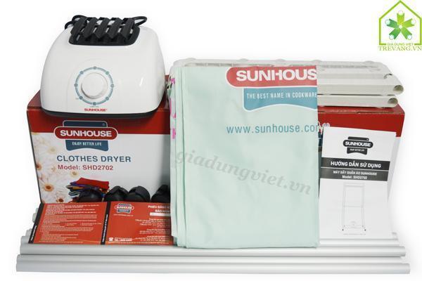 Máy sấy  quần áo Sunhouse SHD2702 trọn bộ