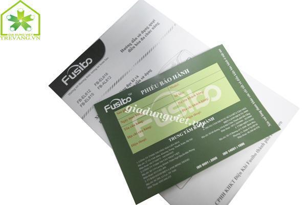 Quạt hơi nước Fusibo FB-EL815 thẻ bảo hành, hướng dẫn sử dụng