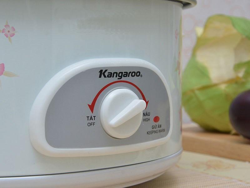 Nồi lẩu điện Kangaroo KG 800N hiệu suất làm nóng nhanh