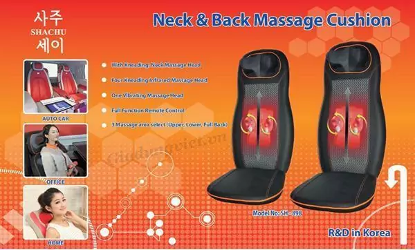 Đệm massage toàn thân hồng ngoại ShaChu 958PH-C Đệm massage toàn thân hồng ngoại ShaChu 958PH-C