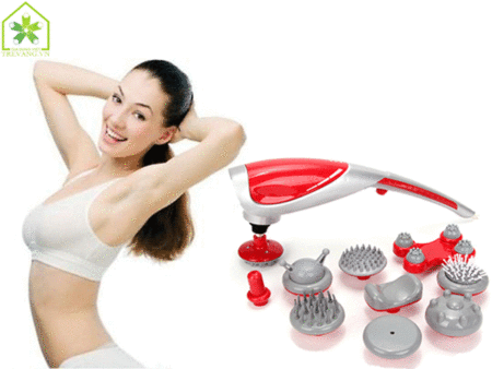 Máy massage cầm tay 10 đầu dr.STRONG S-1010 massage toàn thân