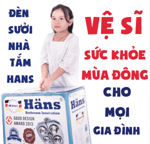 Đèn sưởi nhà tắm Hans