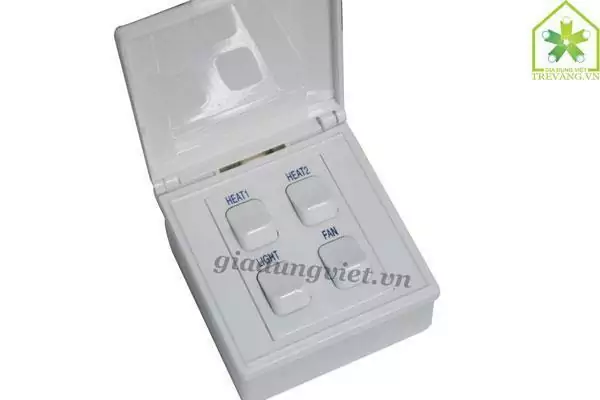 Đèn sưởi nhà tắm Hans H4B176 công tắc