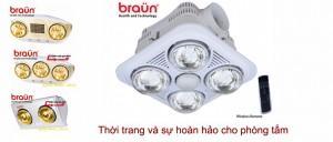 Đèn Sưởi Nhà Tắm Braun