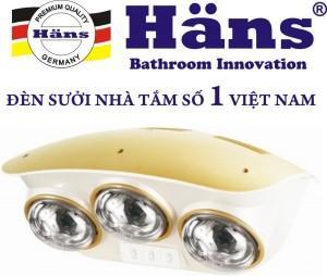 đèn sưởi nhà tắm Hans cao cấp