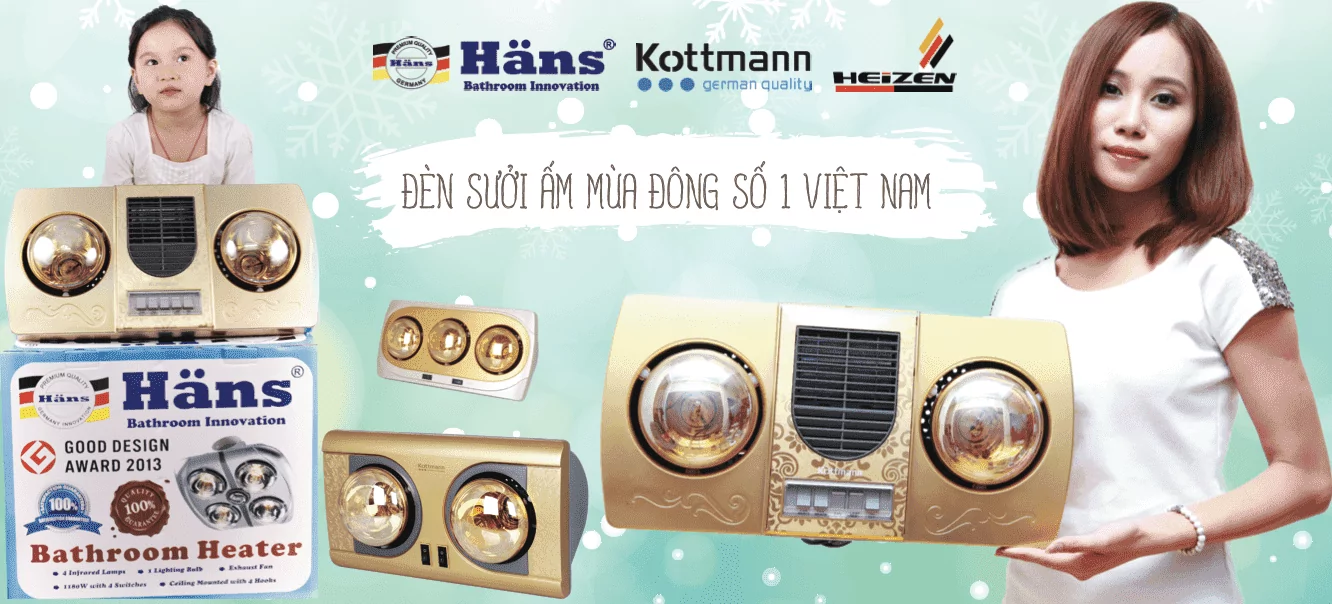 Đèn sưởi nhà tắm Kottmann giá rẻ nhất