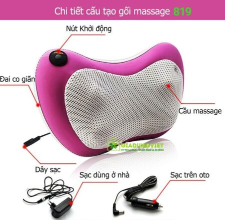 Goi Massage Hong Ngoai Pillow Magic New Npl 819