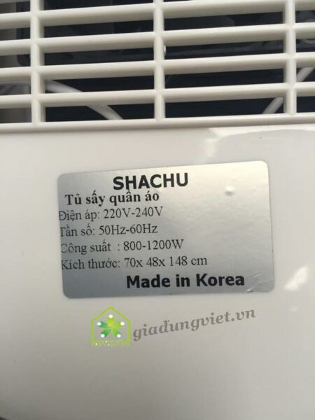Tủ sấy quần áo Shachu SH168 Korea
