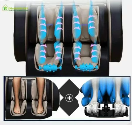 Ghế massage toàn thân SHIKA 3D 8905 massge phần chân