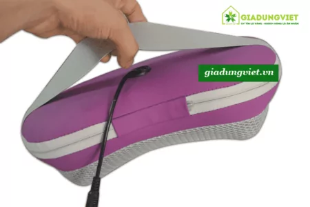 Gối massage hồng ngoại Kimura dây đai ghế ô tô