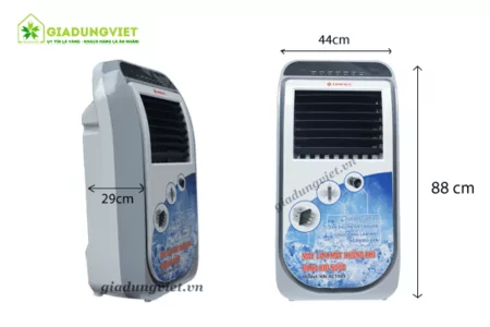 Quạt hơi nước Hanel HN-AC100S kích thước