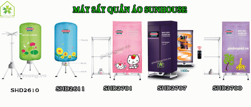 Máy sấy quần áo Sunhouse