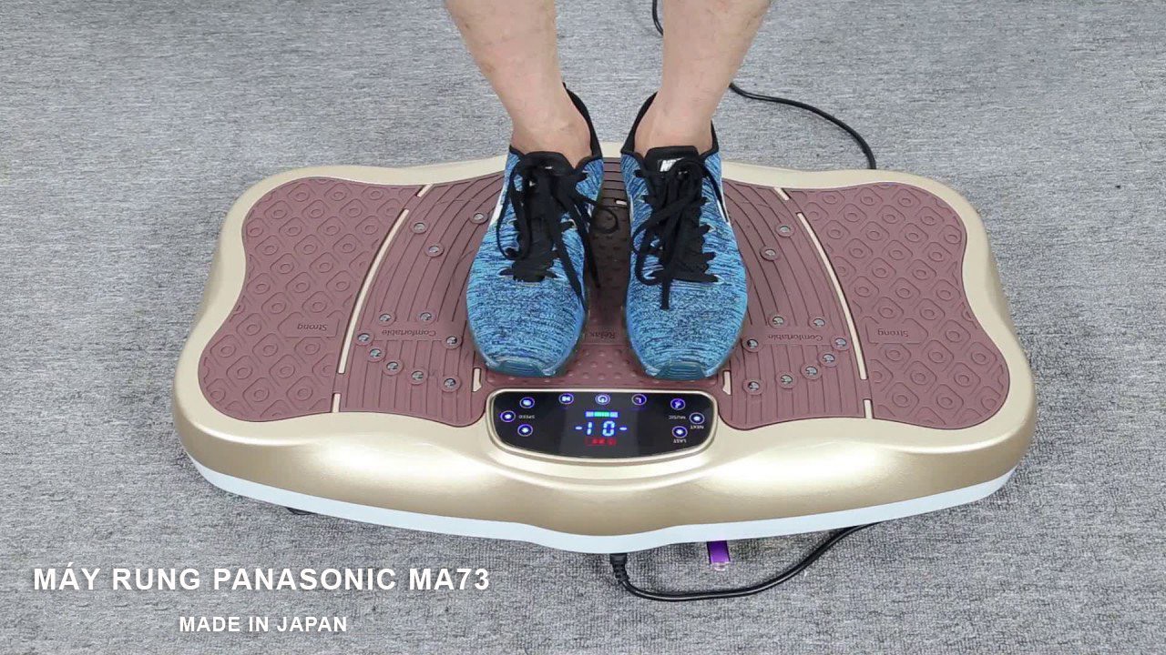 Máy rung toàn thân Panasonic với 20 tốc độ rung lắc mạnh
