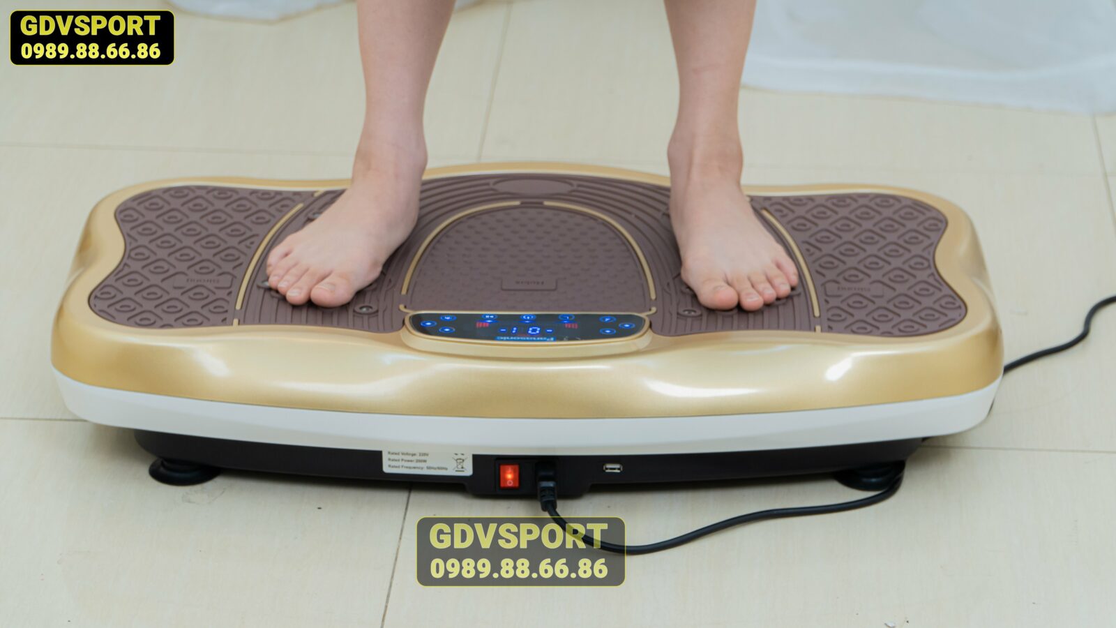 Máy rung toàn thân Panasonic với 20 tốc độ rung lắc mạnh