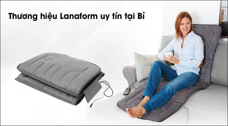 Đệm massage toàn thân lanaform mattress la11031