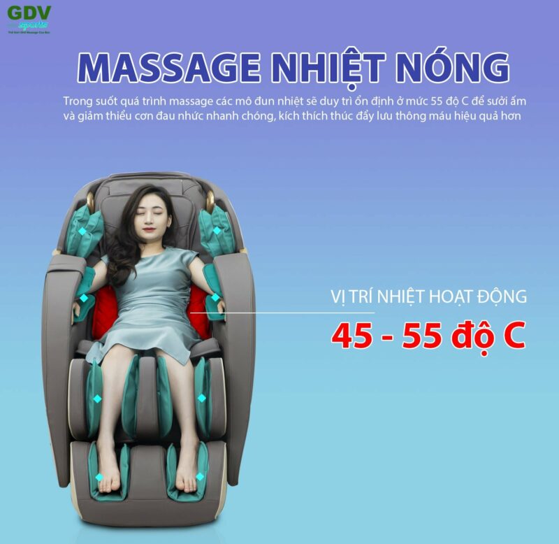 Fujikima FJ C200 massage nhiệt nóng