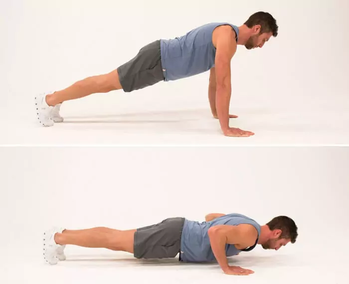 Tập thể dục giảm cân động tác push up