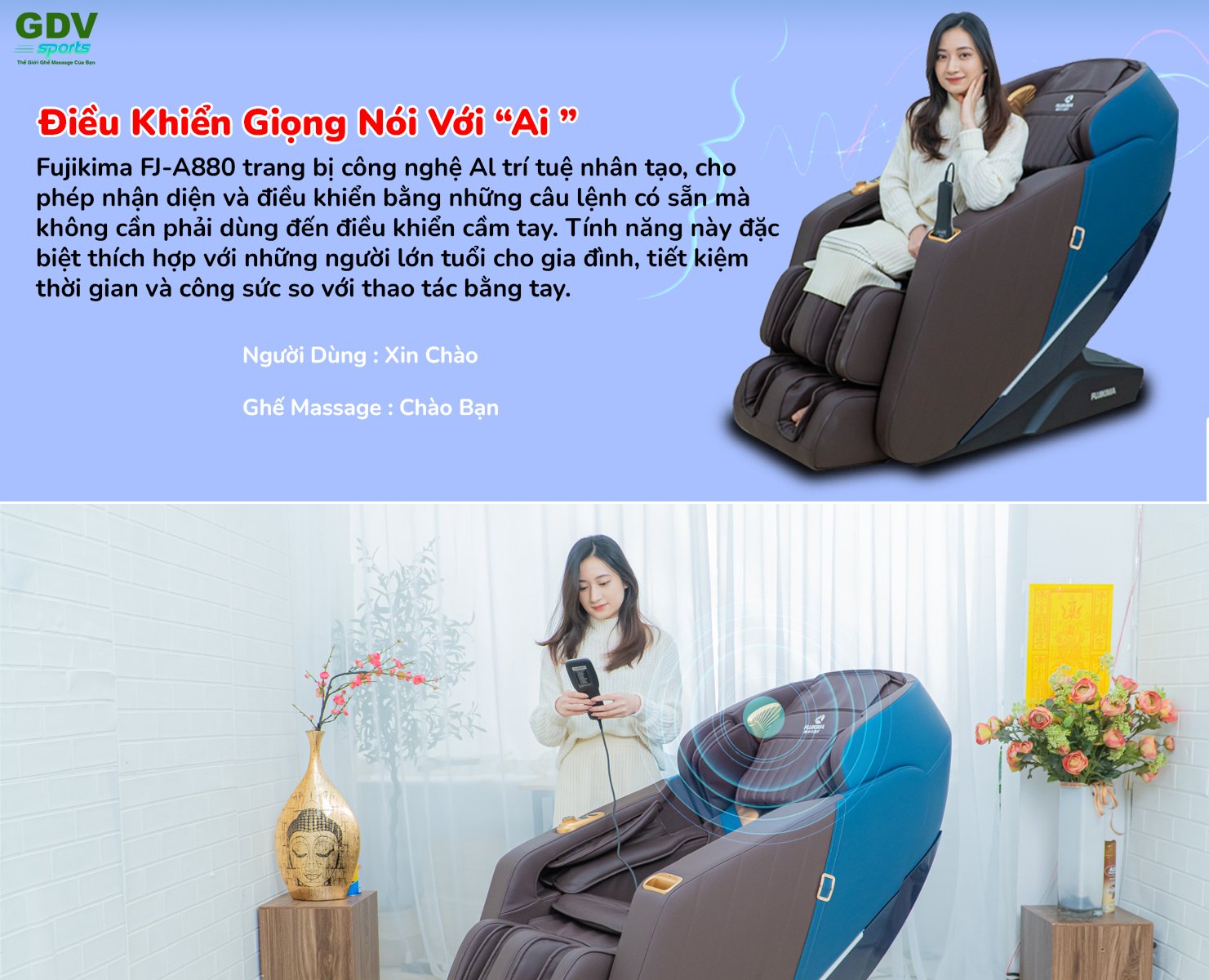 Ghế Massage Fujikima Fj A880 Gia Dụng Việt Chuyên đồ Gia Dụng Hàng đầu Việt Nam 1688