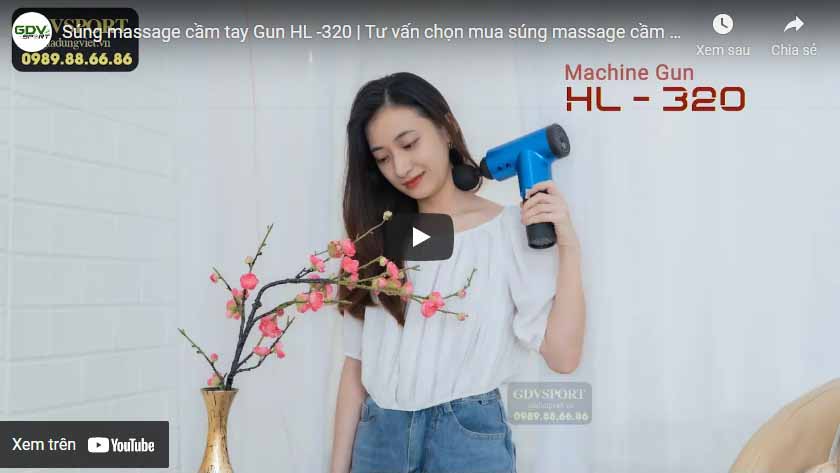 Súng Massage Cầm Tay Gun Hl 320